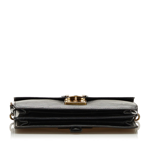 ルイ ヴィトン エピ ビファス ハンドバッグ ショルダーバッグ 2WAY M52322 ノワール ブラック レザー レディース LOUIS VUITTON 【中古】