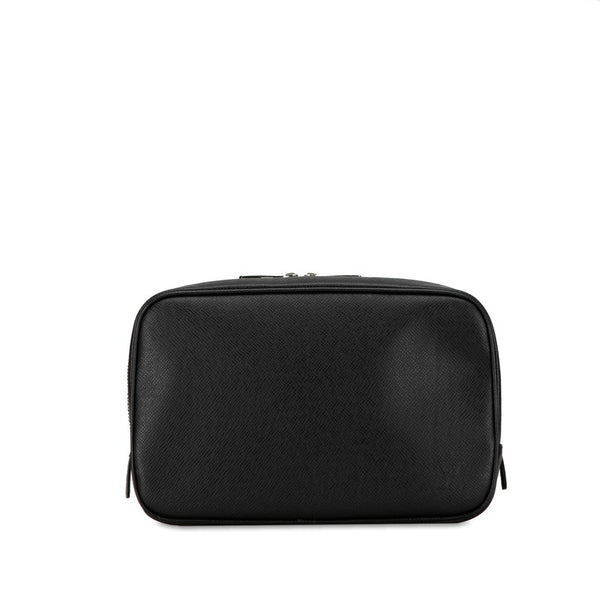 ルイ ヴィトン タイガ トゥルーストワレットGM セカンドバッグ M32720 ノワール ブラック レザー レディース LOUIS VUITTON 【中古】