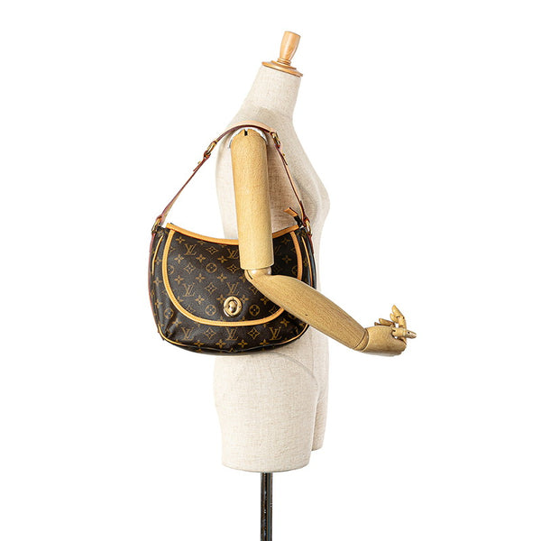 ルイ ヴィトン モノグラム ティカルGM ショルダーバッグ M40077 ブラウン PVC レザー レディース LOUIS VUITTON 【中古】