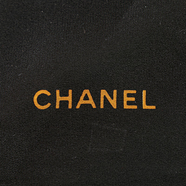 シャネル ココマーク 宝石 アクセサリー モチーフ スカーフ ホワイト ブラック マルチカラー シルク レディース CHANEL 【中古】