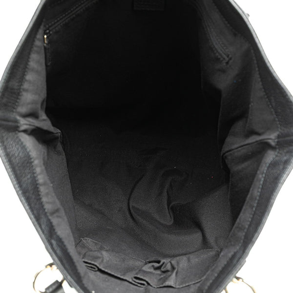 グッチ GGナイロン トートバッグ 353702 ブラック ナイロン レザー レディース GUCCI 【中古】