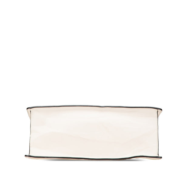 グッチ シルヴィ ミディアム ハンドバッグ ショルダーバッグ 2WAY 431665 ホワイト マルチカラー レザー レディース GUCCI 【中古】