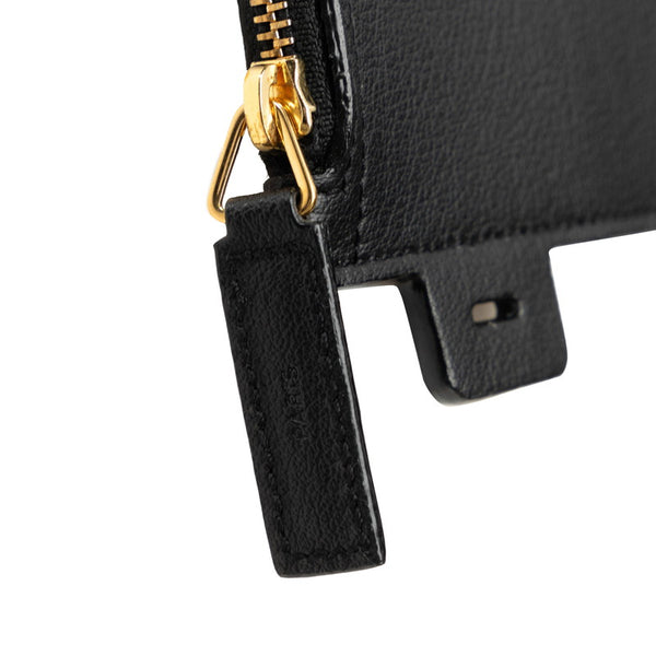 サンローラン サックショッピング トートバッグ ショルダーバッグ 394195 ブラック レザー レディース SAINT LAURENT 【中古】