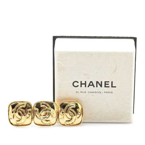 シャネル トリプル ココマーク ブローチ ゴールド メッキ レディース CHANEL 【中古】