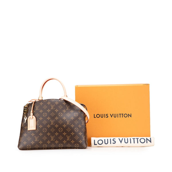 ルイ ヴィトン モノグラム グラン パレMM ハンドバッグ ショルダーバッグ 2WAY M45898 ブラウン PVC レザー レディース LOUIS VUITTON 【中古】