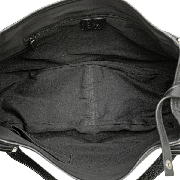 グッチ GGナイロン アビー ハンドバッグ 293578 ブラック ナイロン レザー レディース GUCCI 【中古】