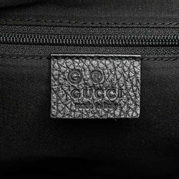 グッチ GGナイロン アビー ハンドバッグ 293578 ブラック ナイロン レザー レディース GUCCI 【中古】