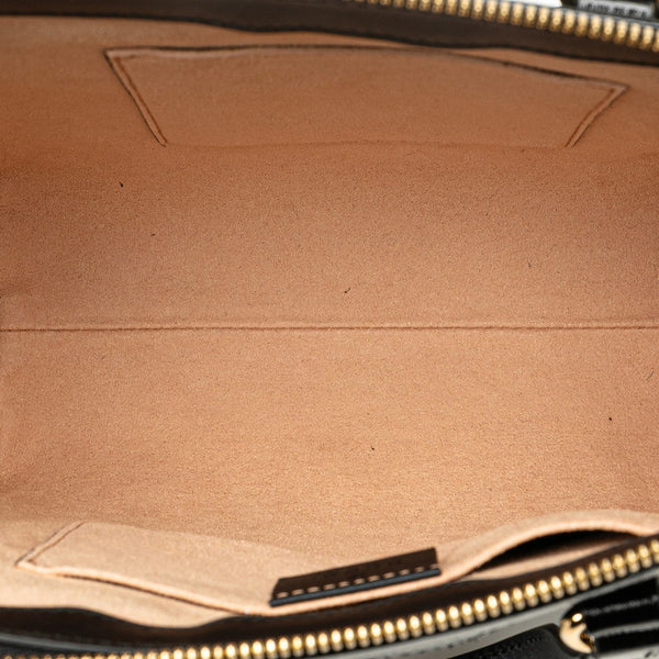 グッチ オフィディア ハンドバッグ ショルダーバッグ 2WAY 547551 ブラック スウェード パテントレザー レディース GUCCI 【中古】