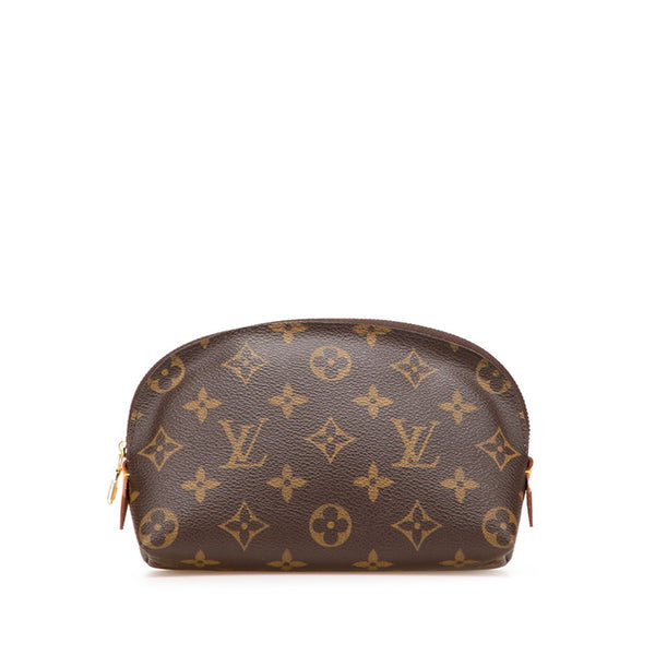 ルイ ヴィトン モノグラム ポシェット コスメティック ポーチ M47515 ブラウン PVC レザー レディース LOUIS VUITTON 【中古】