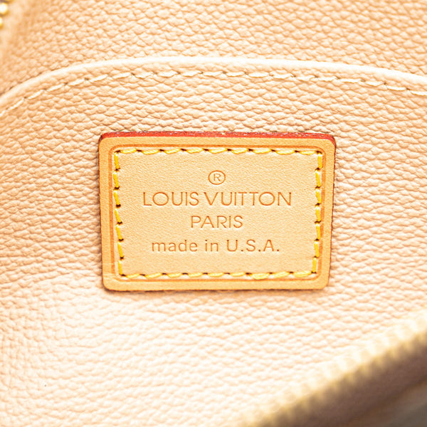 ルイ ヴィトン モノグラム ポシェット コスメティック ポーチ M47515 ブラウン PVC レザー レディース LOUIS VUITTON 【中古】