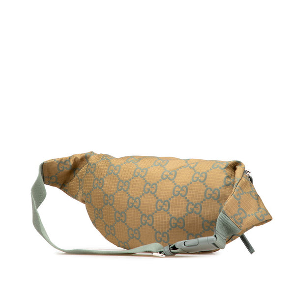 グッチ GGリップストップ ウエストバッグ ボディバッグ 792287 カーキグリーン ナイロン レディース GUCCI 【中古】
