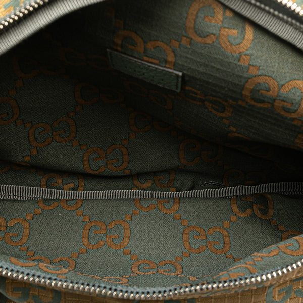 グッチ GGリップストップ ウエストバッグ ボディバッグ 792287 カーキグリーン ナイロン レディース GUCCI 【中古】