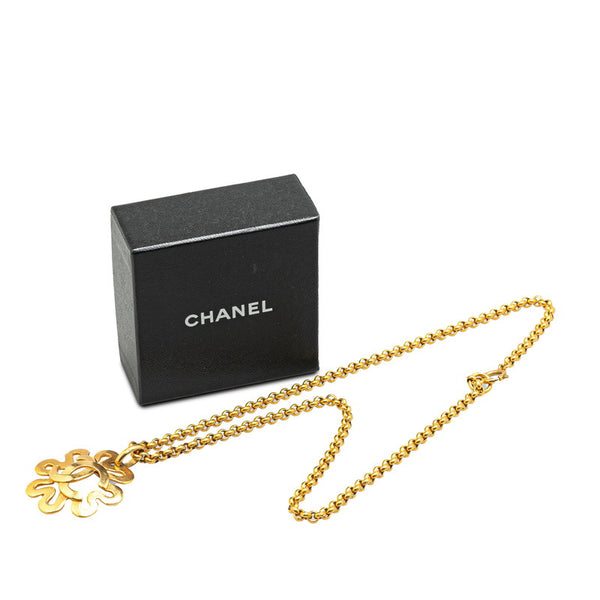 シャネル ヴィンテージ ココマーク ネックレス ゴールド メッキ レディース CHANEL 【中古】