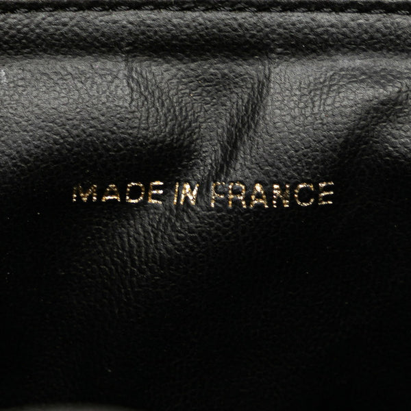 シャネル ココマーク ハンドバッグ バニティバッグ ブラック キャビアスキン レディース CHANEL 【中古】