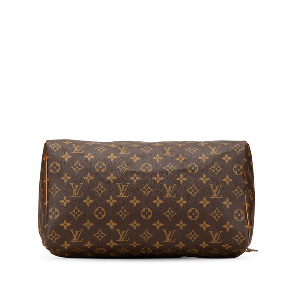 ルイ ヴィトン モノグラム スピーディ35 ハンドバッグ ボストンバッグ M41107 ブラウン PVC レザー レディース LOUIS VUITTON 【中古】