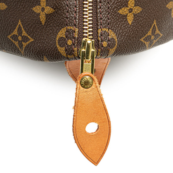 ルイ ヴィトン モノグラム スピーディ35 ハンドバッグ ボストンバッグ M41107 ブラウン PVC レザー レディース LOUIS VUITTON 【中古】