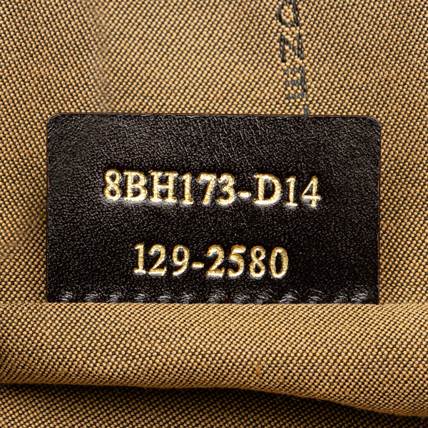 フェンディ ズッカ トートバッグ 8BH173 ブラウン キャンバス レザー レディース FENDI 【中古】