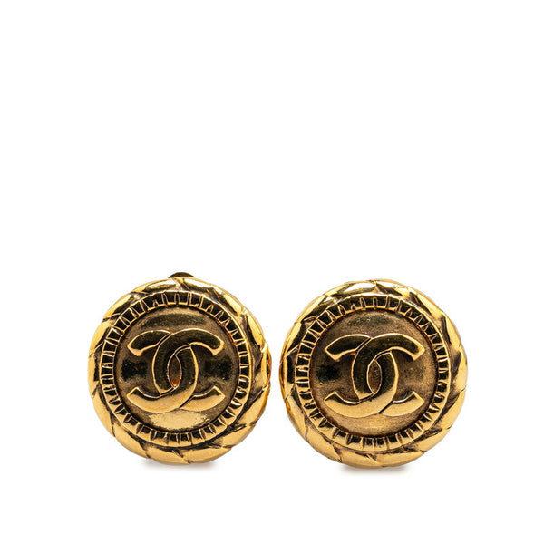 シャネル ヴィンテージ ココマーク イヤリング ゴールド メッキ レディース CHANEL 【中古】