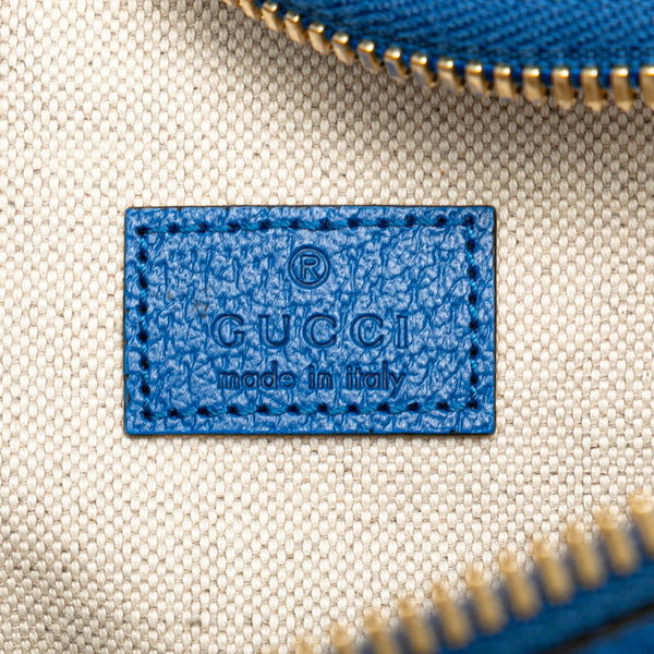 グッチ GGランバス ボディバッグ ウエストバッグ 733240 ベージュ ブルー マルチカラー PVC レザー レディース GUCCI 【中古】