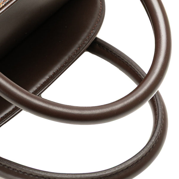 ルイ ヴィトン ダミエ サリア ソー ハンドバッグ N51284 ブラウン PVC レザー レディース LOUIS VUITTON 【中古】