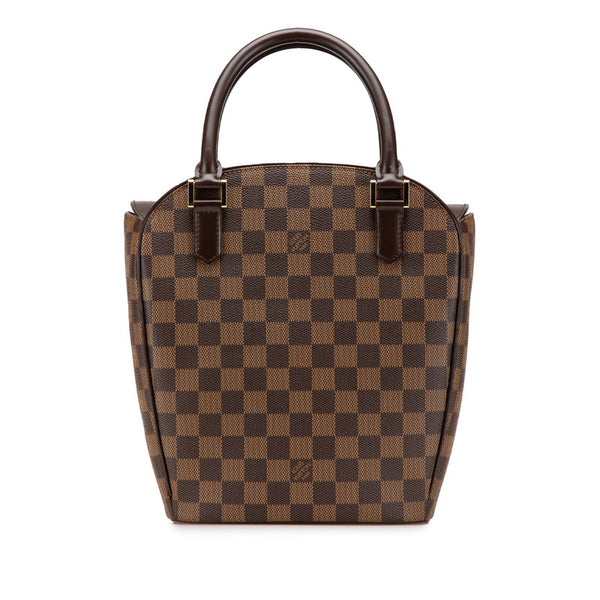 ルイ ヴィトン ダミエ サリア ソー ハンドバッグ N51284 ブラウン PVC レザー レディース LOUIS VUITTON 【中古】