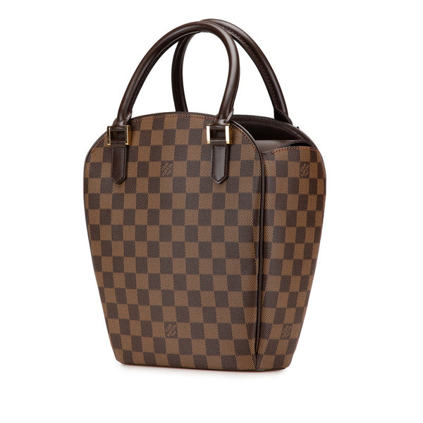 ルイ ヴィトン ダミエ サリア ソー ハンドバッグ N51284 ブラウン PVC レザー レディース LOUIS VUITTON 【中古】