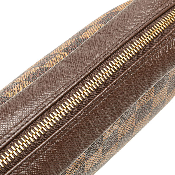 ルイ ヴィトン ダミエ トゥルーストワレット25 ポーチ セカンドバッグ N47623 ブラウン PVC レディース LOUIS VUITTON 【中古】
