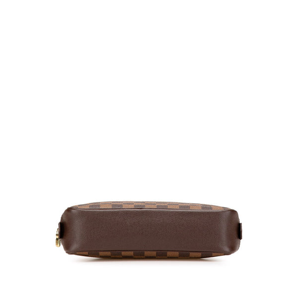 ルイ ヴィトン ダミエ トゥルーストワレット25 ポーチ セカンドバッグ N47623 ブラウン PVC レディース LOUIS VUITTON 【中古】