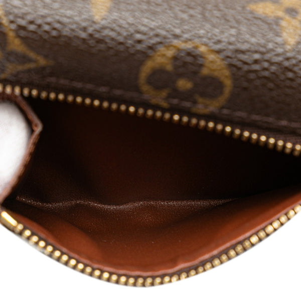 ルイ ヴィトン モノグラム ポルトフォイユ コアラ 二つ折り財布 M58013 ブラウン PVC レザー レディース LOUIS VUITTON 【中古】