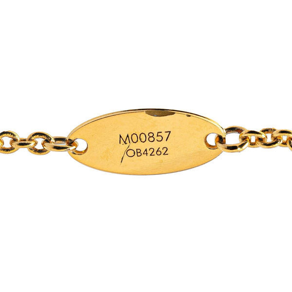 ルイ ヴィトン エセンシャルV チェーン ペンダントネックレス M00857 ゴールド メッキ レディース LOUIS VUITTON 【中古】