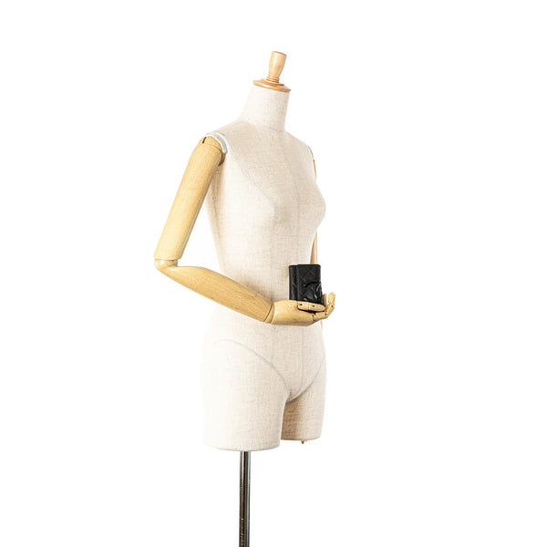 シャネル カンボンライン ココマーク 6連 キーケース ブラック レザー レディース CHANEL 【中古】