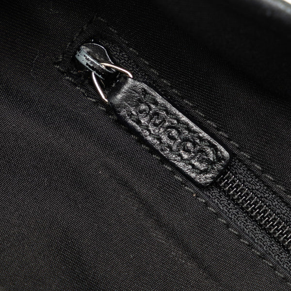 グッチ GGキャンバス アビー ハンドバッグ トートバッグ 130736 ブラック キャンバス レザー レディース GUCCI 【中古】