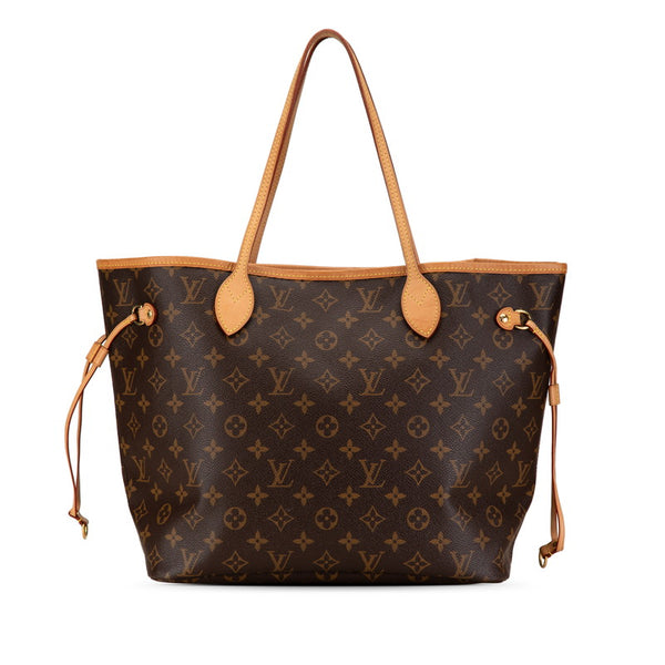 ルイ ヴィトン モノグラム ネヴァーフルMM トートバッグ M41177 ブラウン PVC レザー レディース LOUIS VUITTON 【中古】