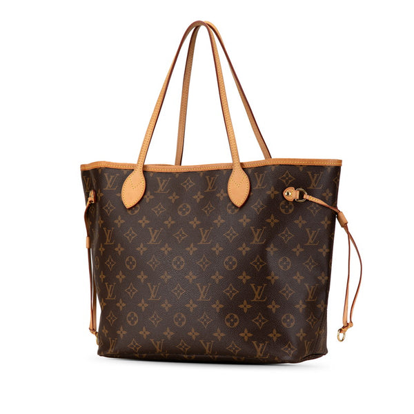 ルイ ヴィトン モノグラム ネヴァーフルMM トートバッグ M41177 ブラウン PVC レザー レディース LOUIS VUITTON 【中古】