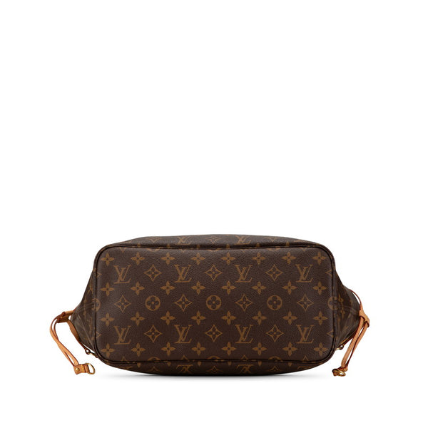 ルイ ヴィトン モノグラム ネヴァーフルMM トートバッグ M41177 ブラウン PVC レザー レディース LOUIS VUITTON 【中古】