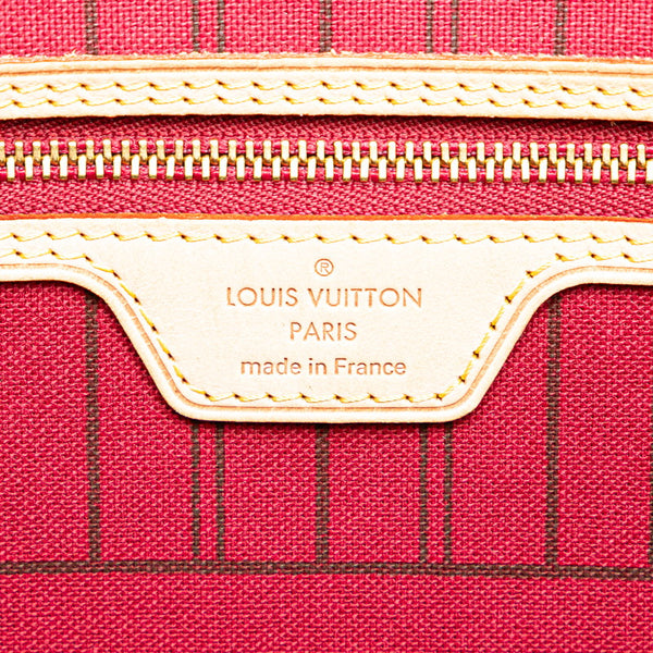 ルイ ヴィトン モノグラム ネヴァーフルMM トートバッグ M41177 ブラウン PVC レザー レディース LOUIS VUITTON 【中古】