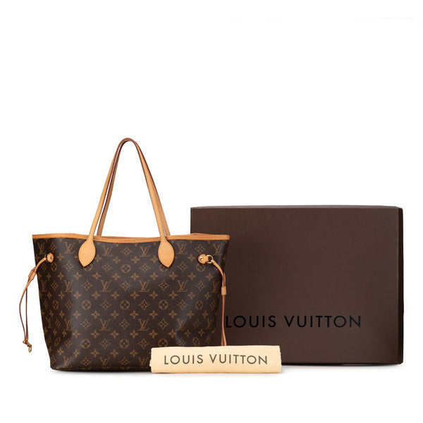 ルイ ヴィトン モノグラム ネヴァーフルMM トートバッグ M41177 ブラウン PVC レザー レディース LOUIS VUITTON 【中古】