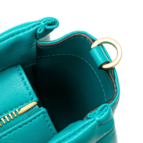 ヴァレンティノ ワンスタッズ トートバッグ ショルダーバッグ 2WAY グリーン レザー レディース VALENTINO 【中古】