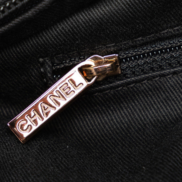 シャネル ワイルドステッチ ココマーク ショルダーバッグ ブラック レザー レディース CHANEL 【中古】