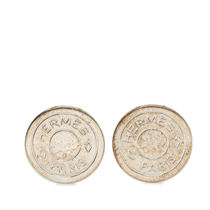 エルメス セリエ イヤリング シルバー メタル レディース HERMES 【中古】