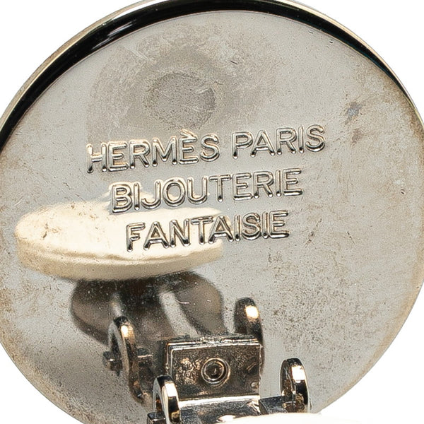 エルメス セリエ イヤリング シルバー メタル レディース HERMES 【中古】