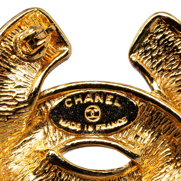 シャネル ココマーク マトラッセ ブローチ ゴールド メッキ レディース CHANEL 【中古】