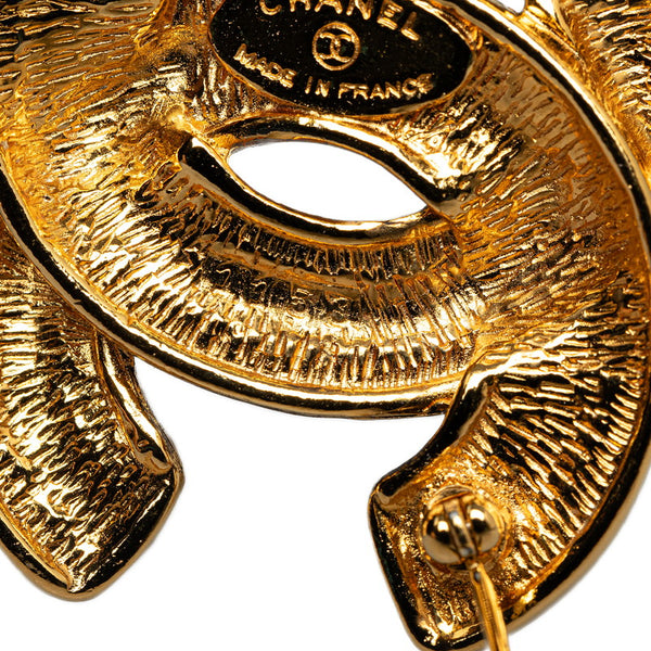 シャネル ココマーク マトラッセ ブローチ ゴールド メッキ レディース CHANEL 【中古】