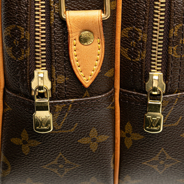 ルイ ヴィトン モノグラム リポーターPM 斜め掛け ショルダーバッグ M45254 ブラウン PVC レザー レディース LOUIS VUITTON 【中古】