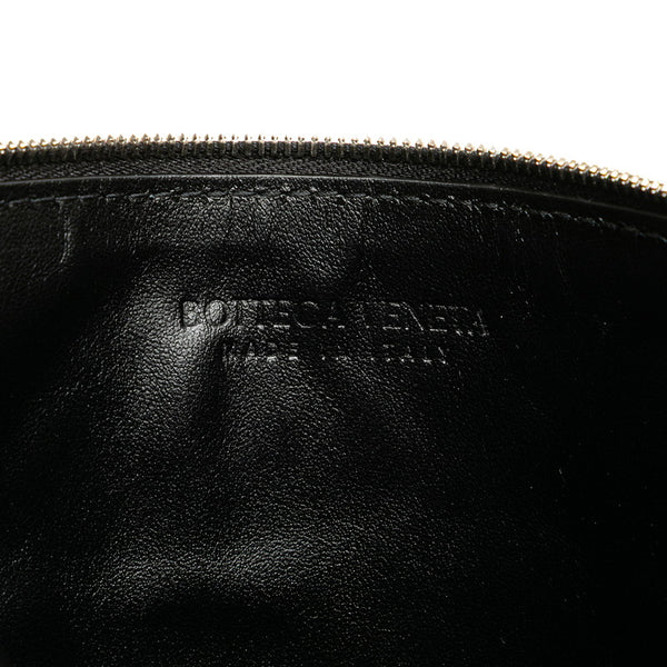ボッテガヴェネタ エンボス イントレチャート クラッチバッグ セカンドバッグ ブラック レザー メンズ BOTTEGAVENETA 【中古】