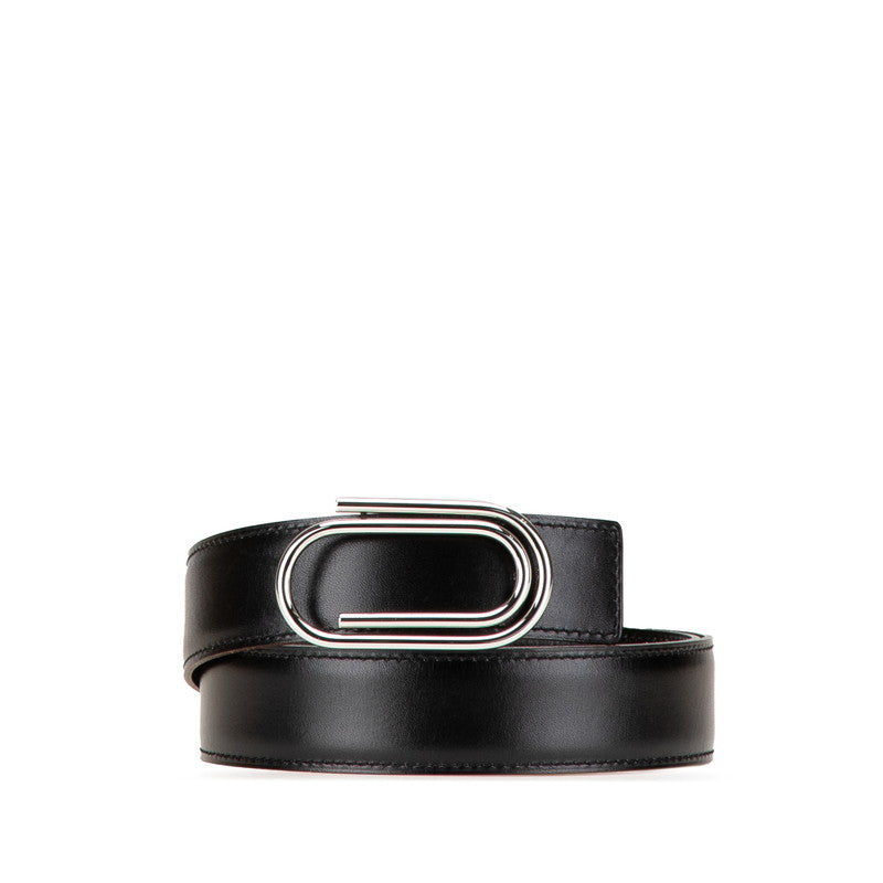 エルメス ベルト サイズ：75 ブラック ボックスカーフ レディース HERMES 【中古】