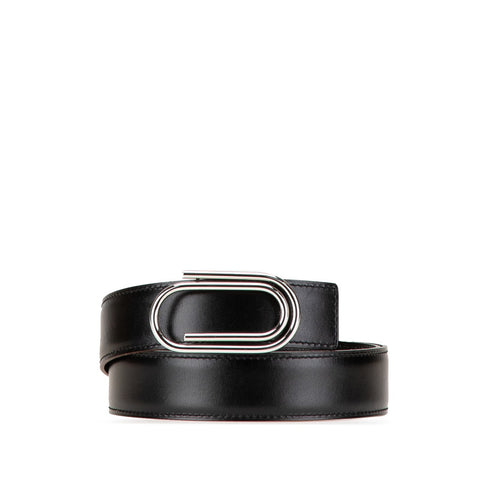 エルメス ベルト サイズ：75 ブラック ボックスカーフ レディース HERMES 【中古】