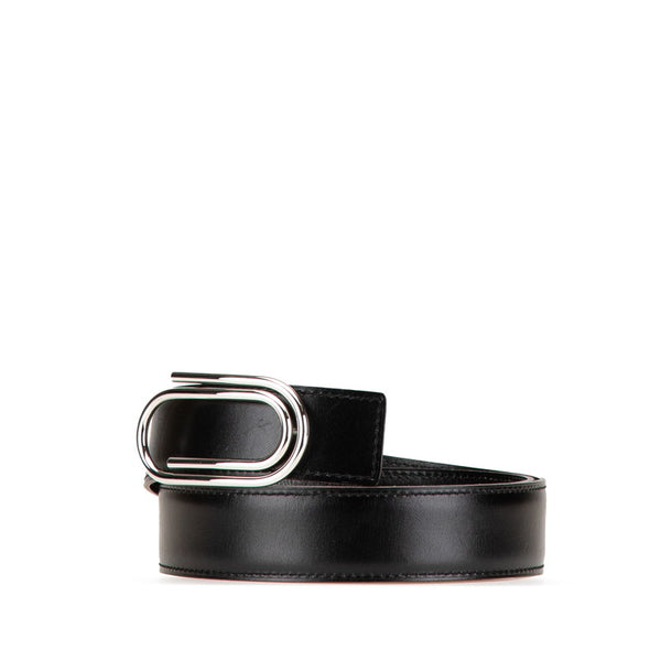 エルメス ベルト サイズ：75 ブラック ボックスカーフ レディース HERMES 【中古】