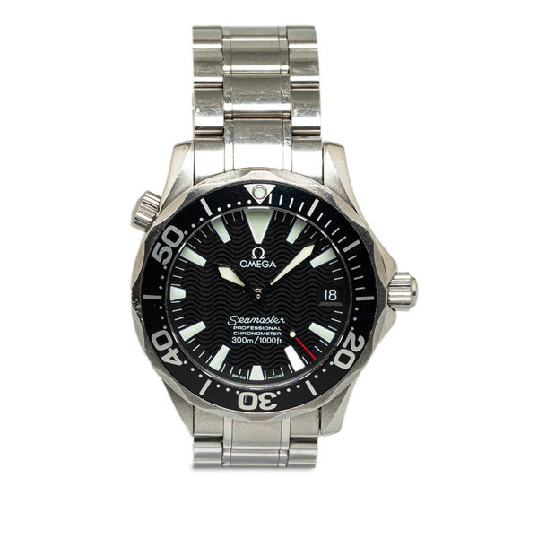 オメガ シーマスター300 腕時計 2252.50 自動巻き ブラック文字盤 ステンレススチール メンズ OMEGA 【中古】
