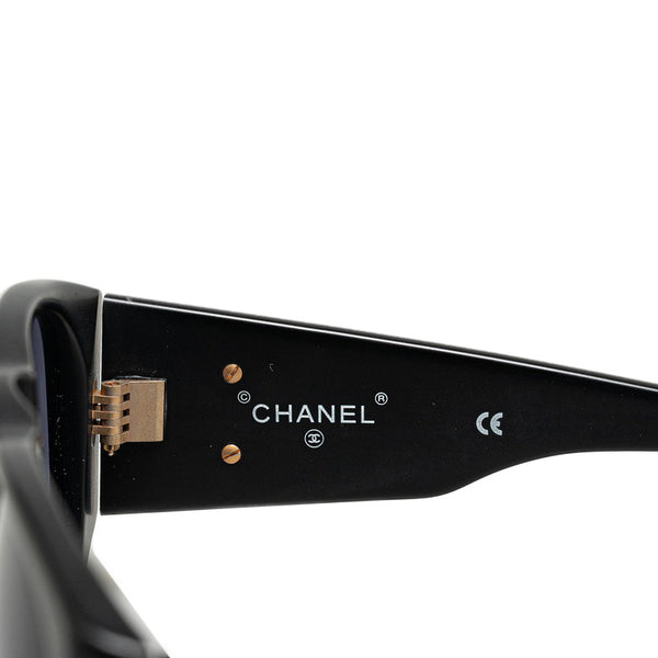 シャネル ココマーク サングラス 01451 ブラック プラスチック レディース CHANEL 【中古】